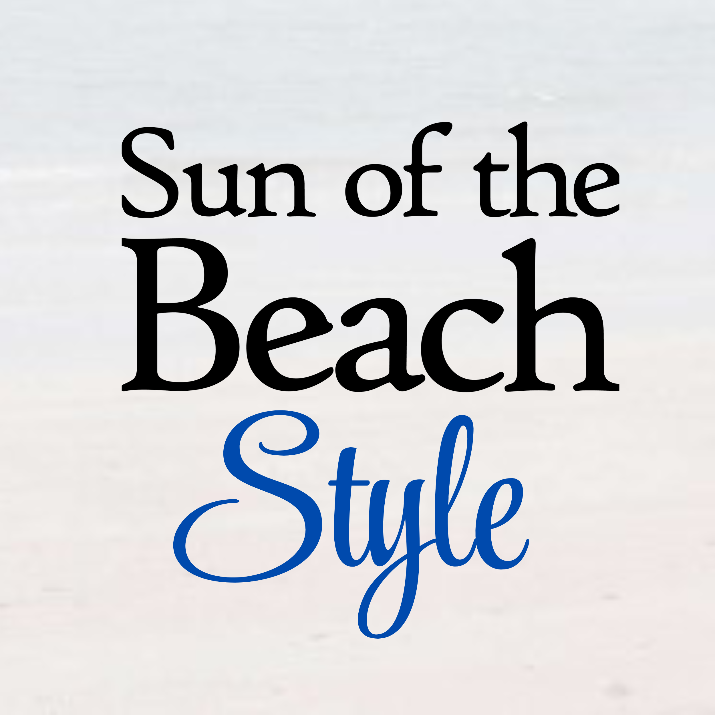 Sun of the Beach Style Logo
