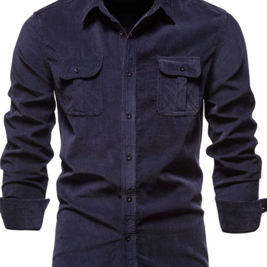 Full Size Button Down Collared Neck Shirt