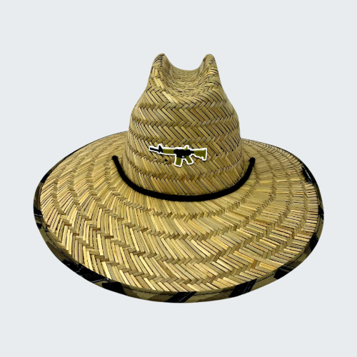 AR 15 2nd Amendment Straw Hat
