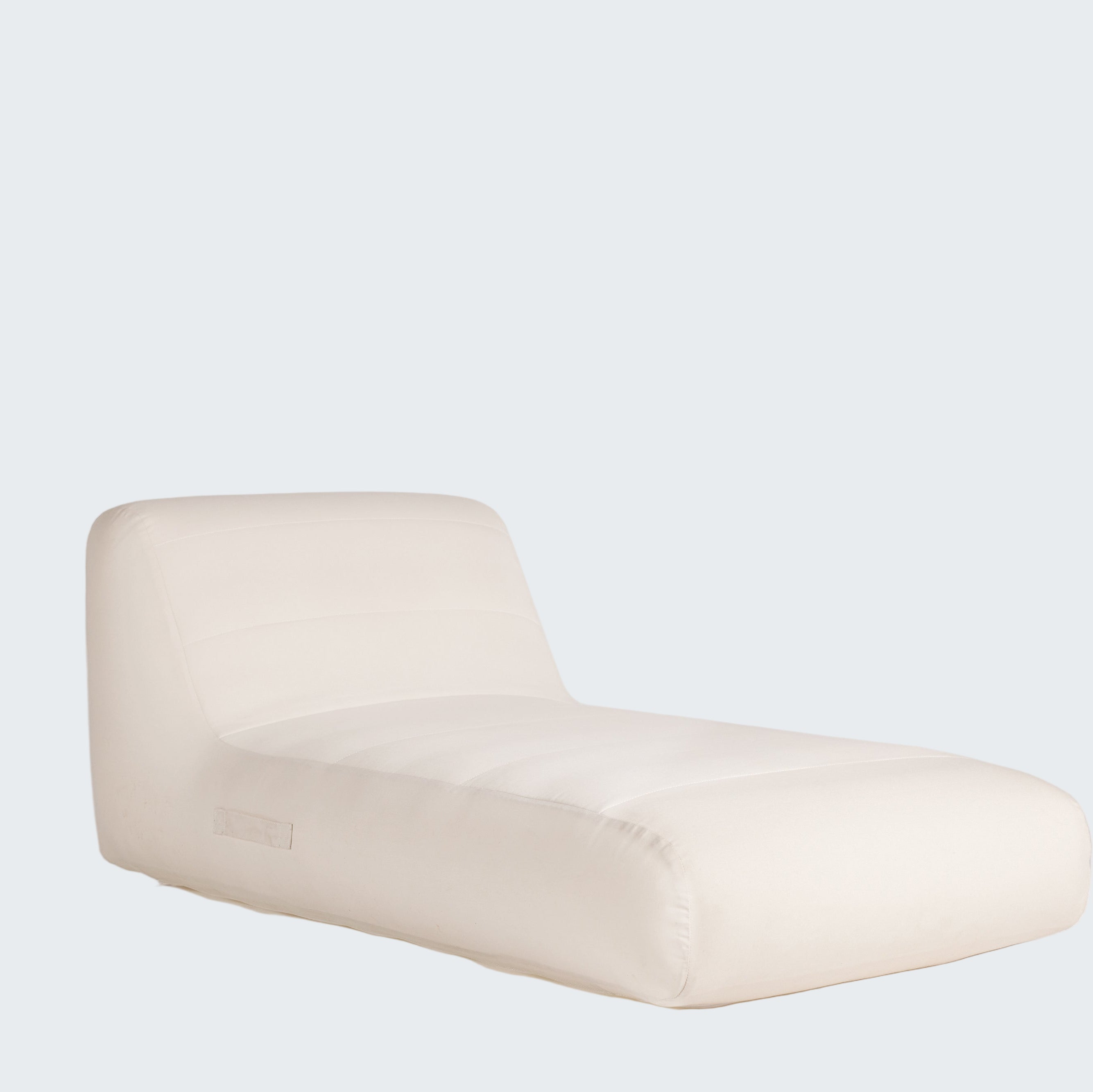 White ceramic sculpture on a white background