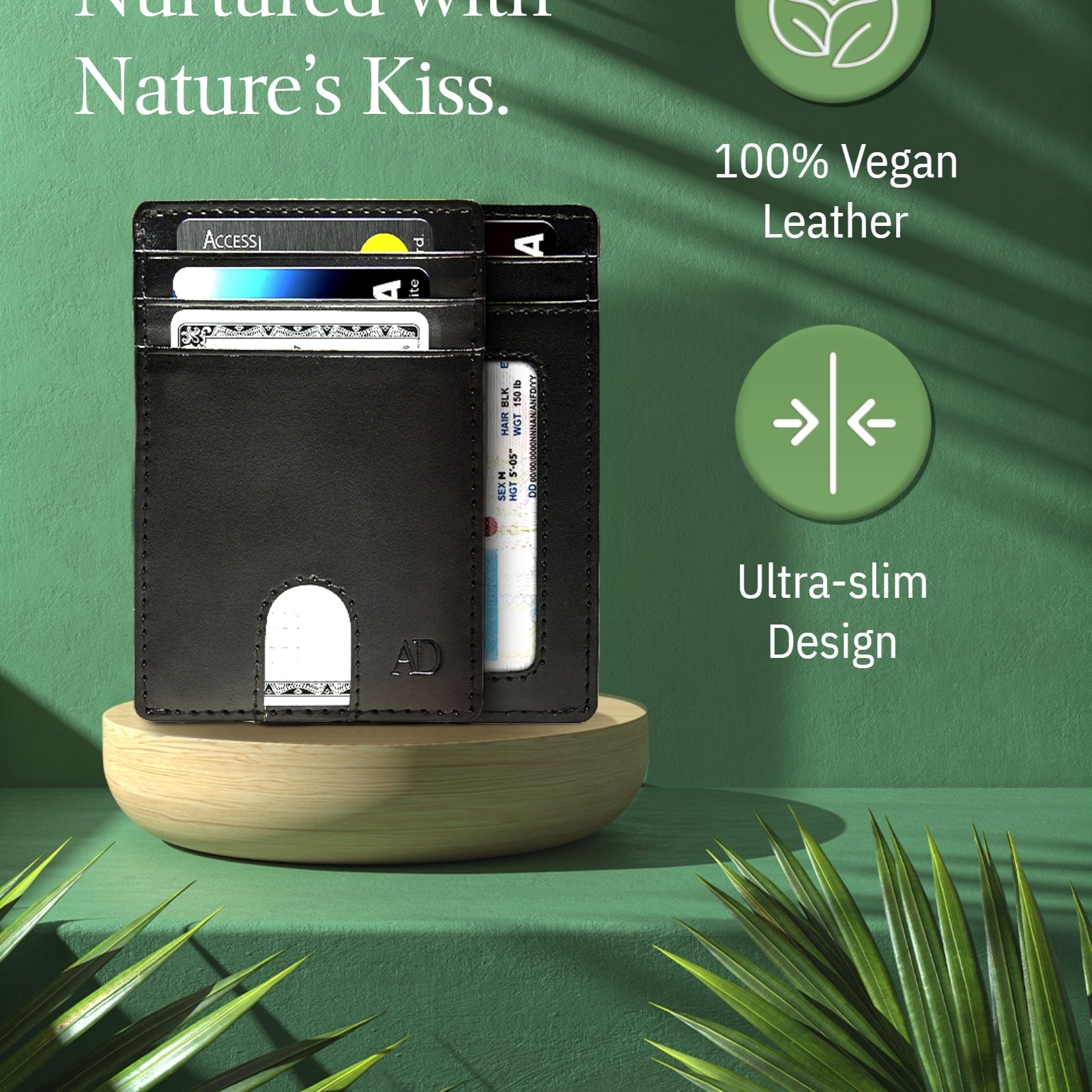 Vegan Slim Card Holder