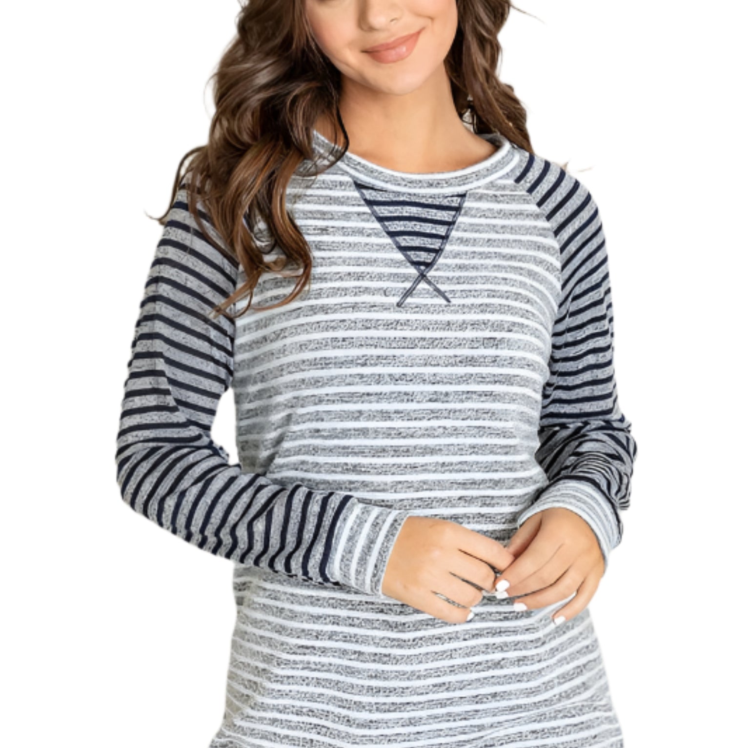 Stripe Two Tone Tunic