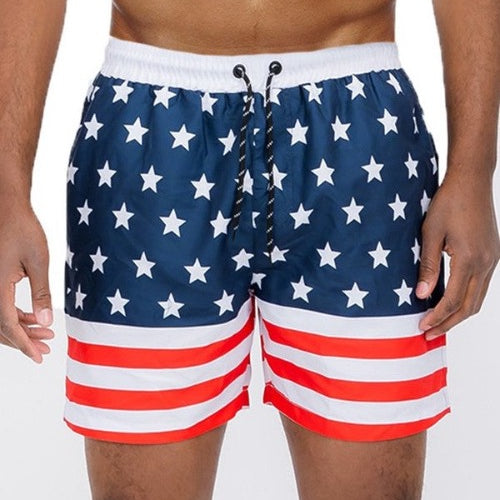 American Flag Swim Shorts - Sun of the Beach Boutique