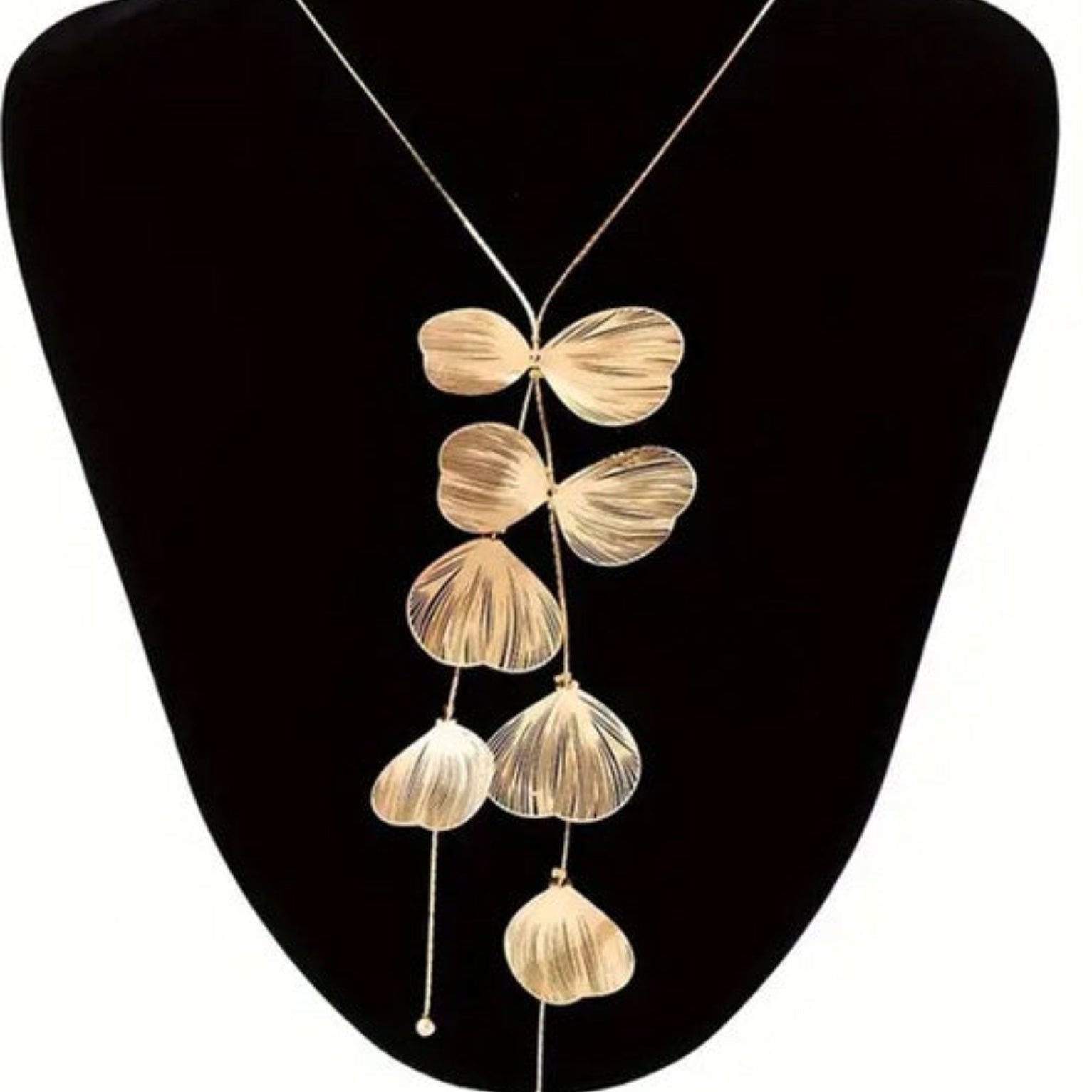 Filigree Leaf Drop Necklace