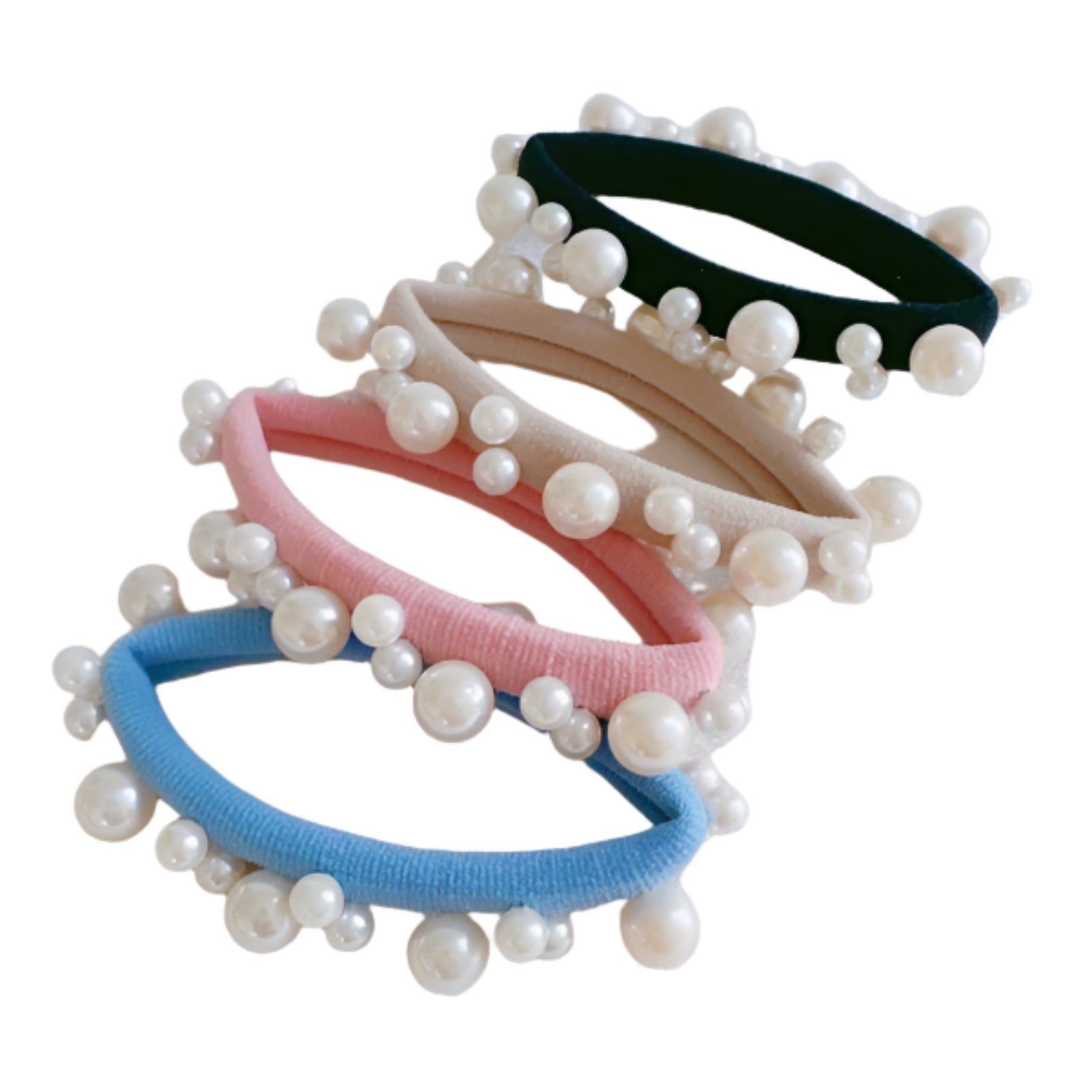 Snowed In Pearls Hair Ties Set