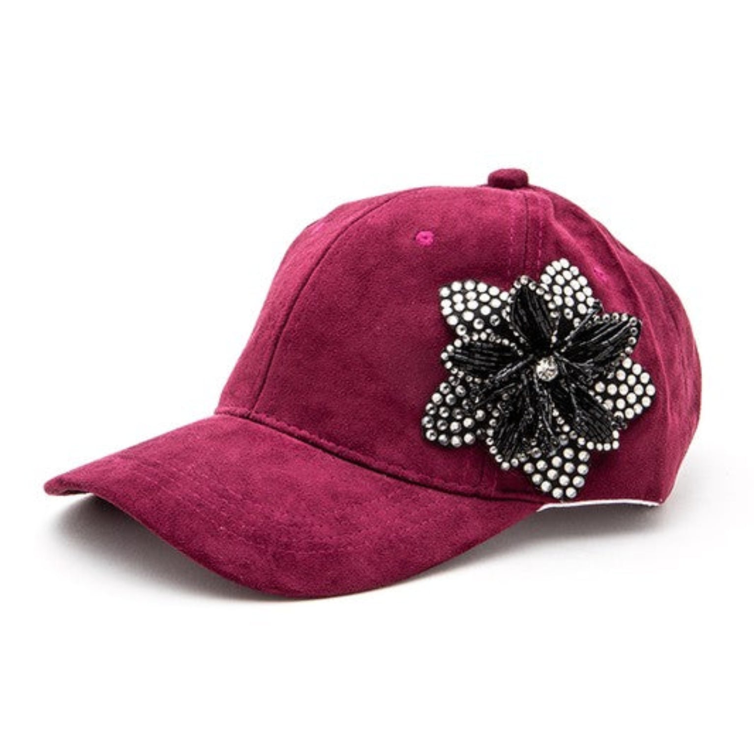 Beaded Flower Rhinestone Beaded Flower Cap