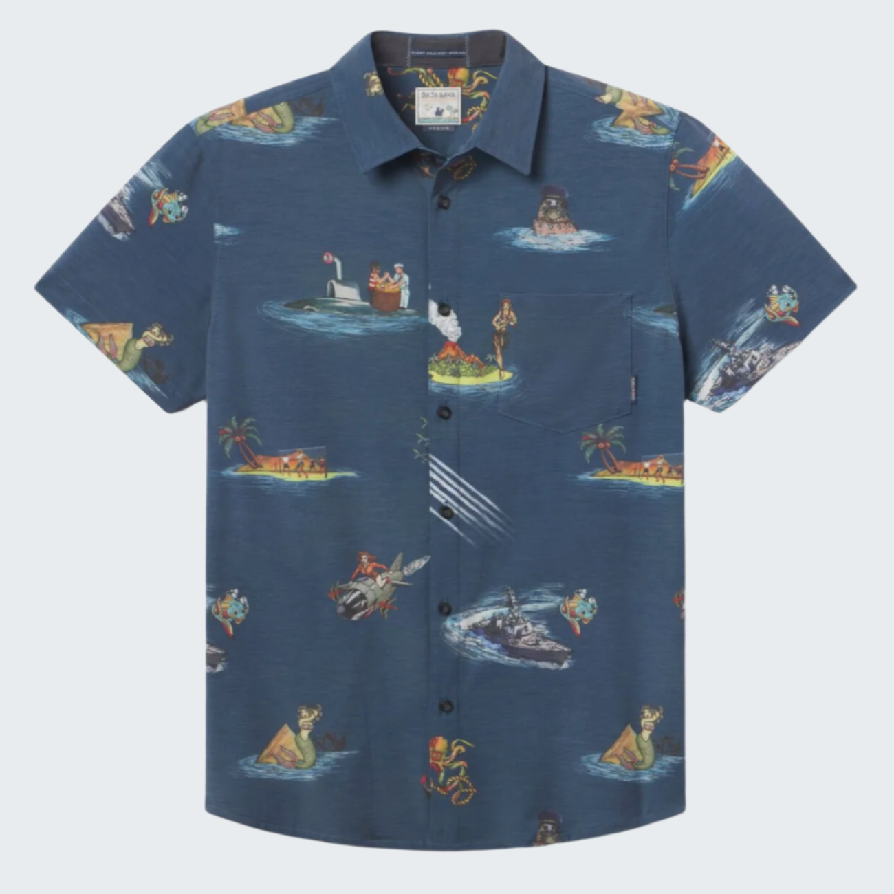 Sailor Stories Navy Vagabond Button Up