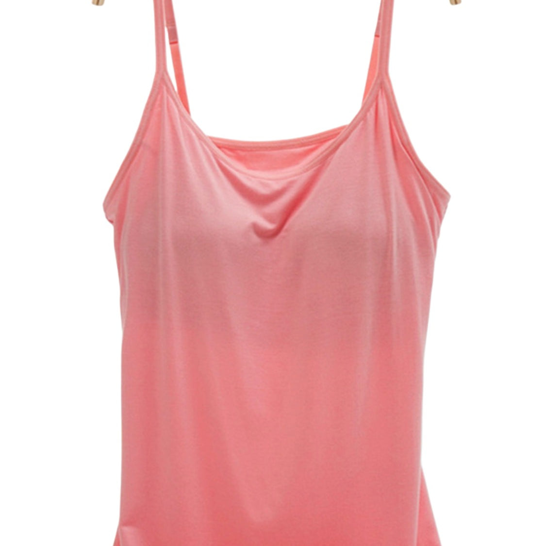 Scoop Neck Adjustable Strap Cami