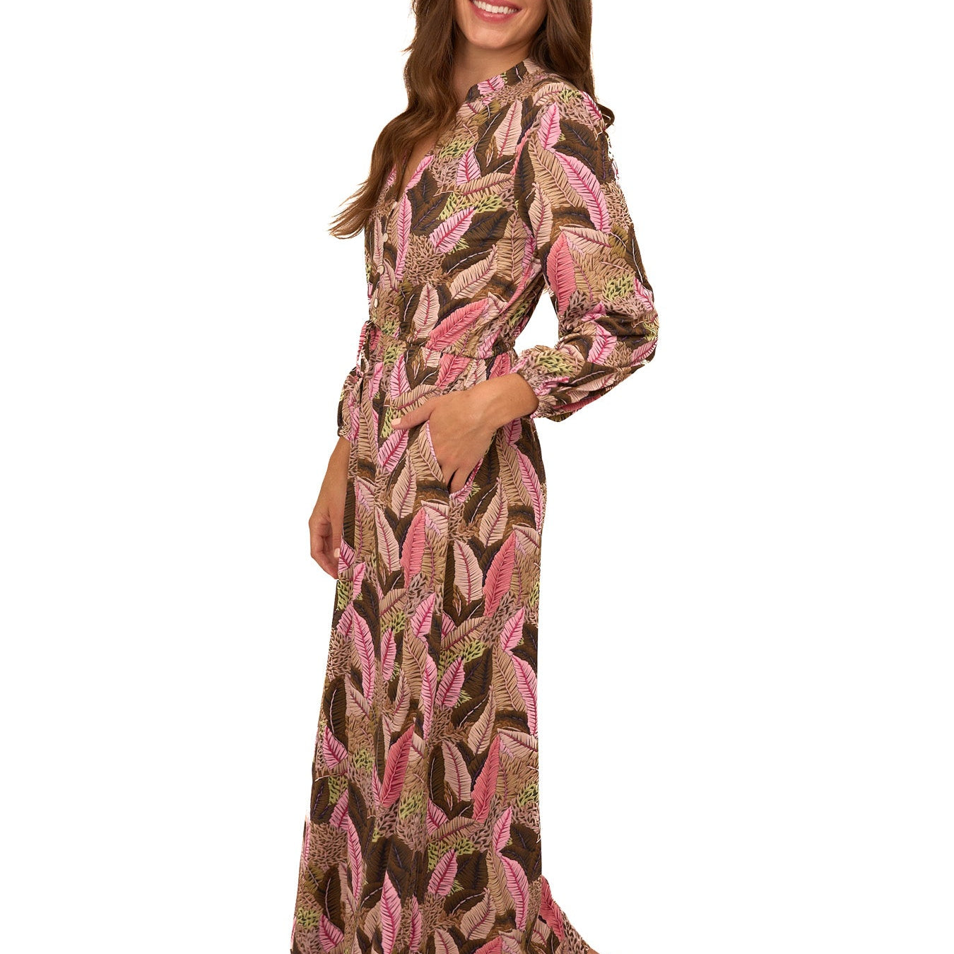 Cabana Life Myers Button Down Maxi Dress