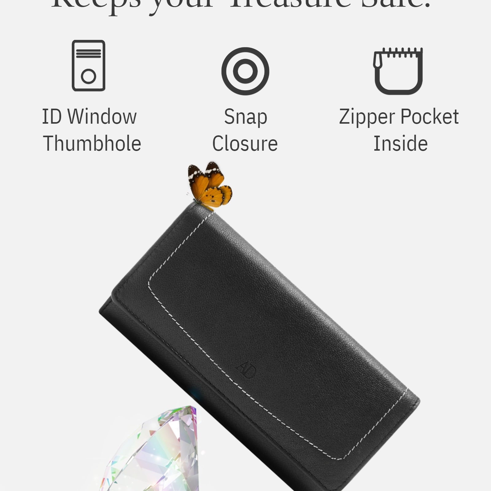 Accordion Clutch Wallet
