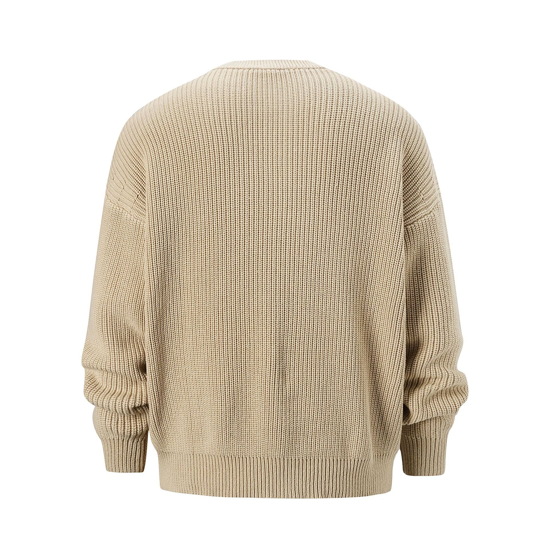 Round Neck Long Sleeve Sweater