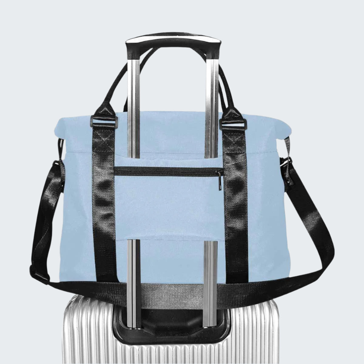 Serenity Blue Canvas Carry On