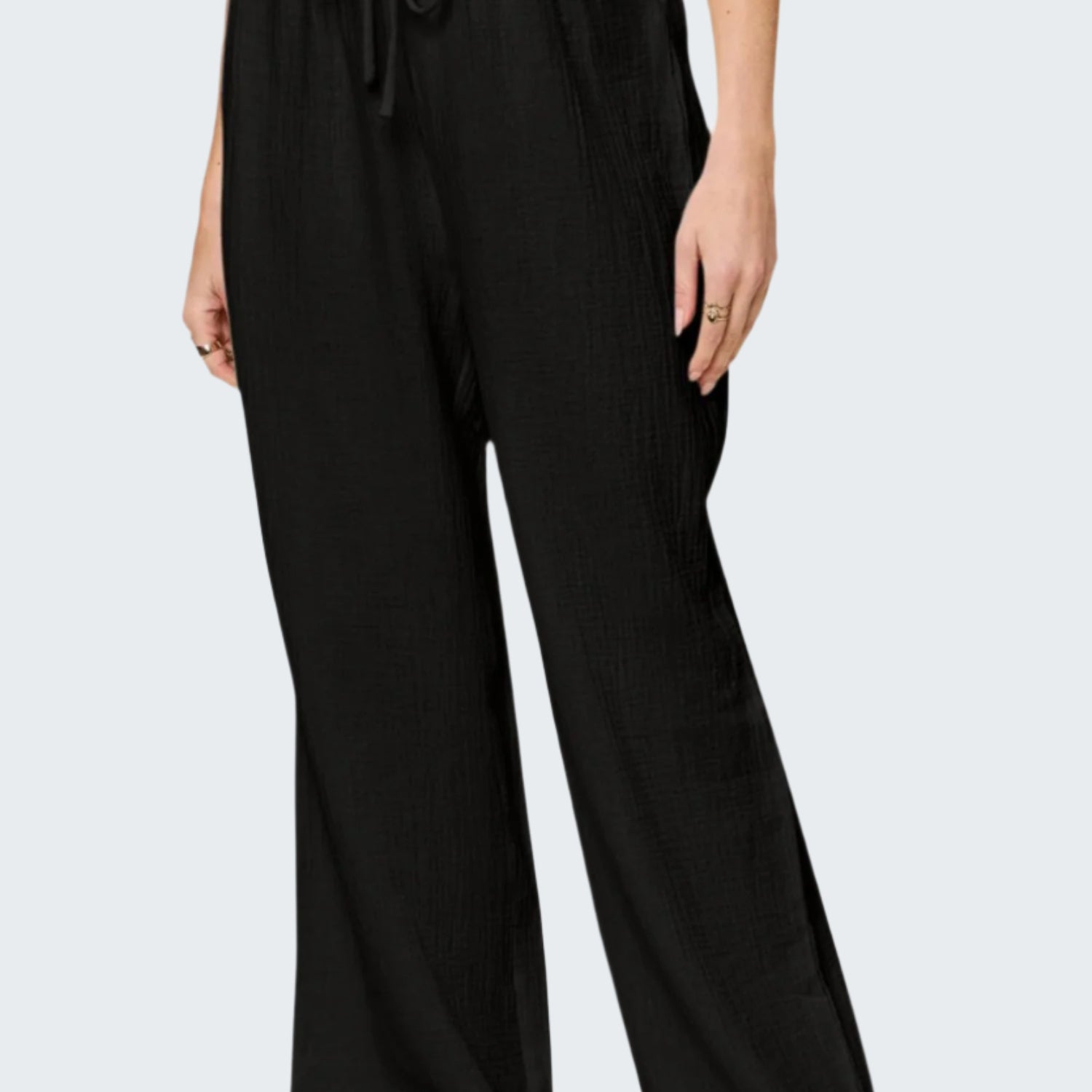 black pants