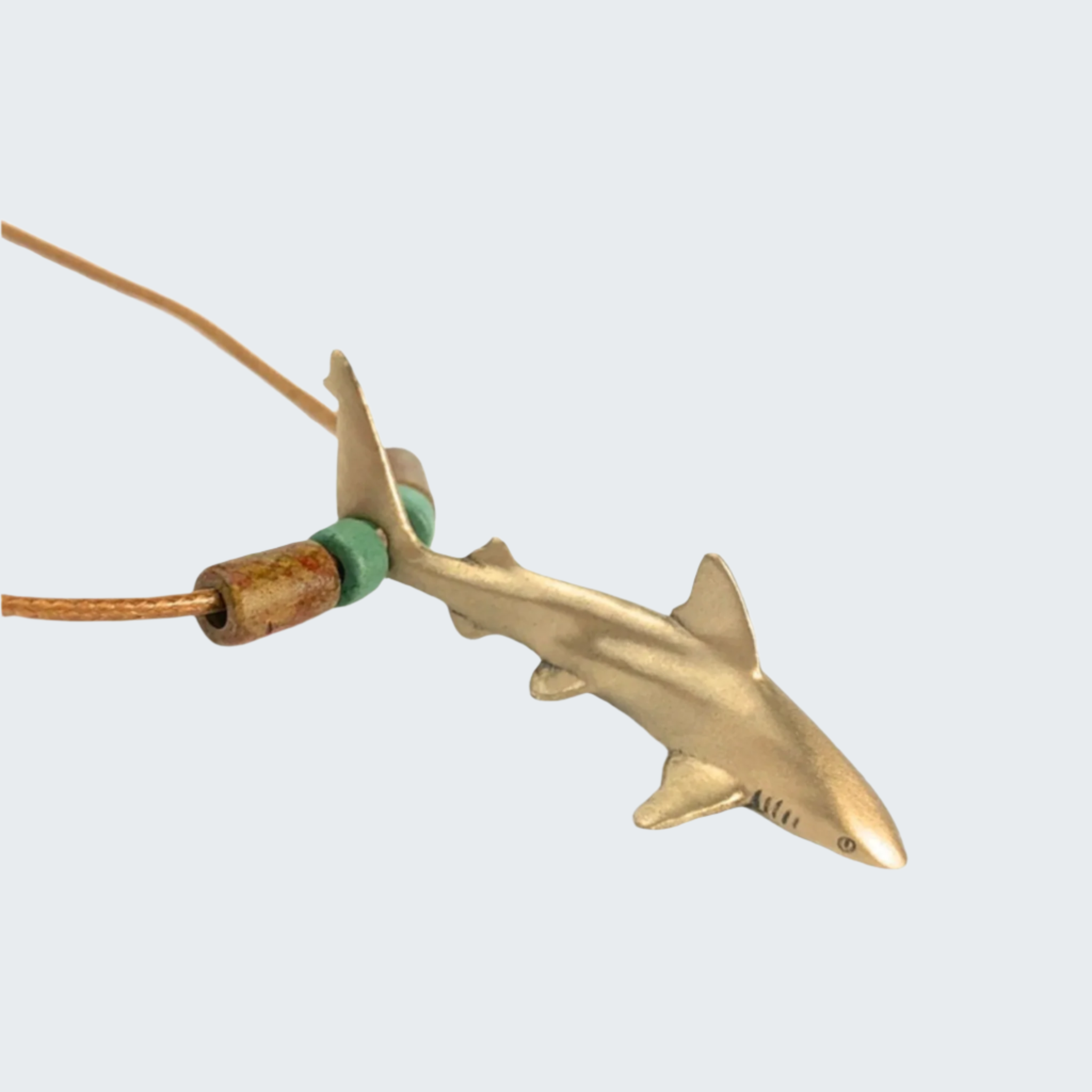 Shark Necklace for Men and Women Bronze