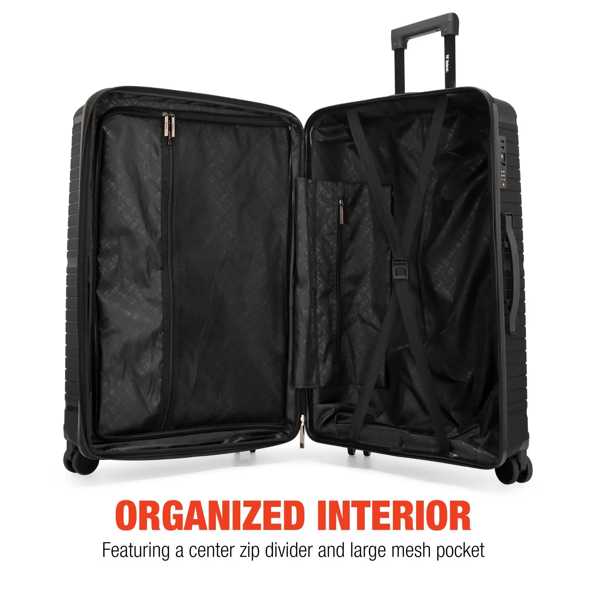 Trencher Three Piece Expandable Tough Luggage Set