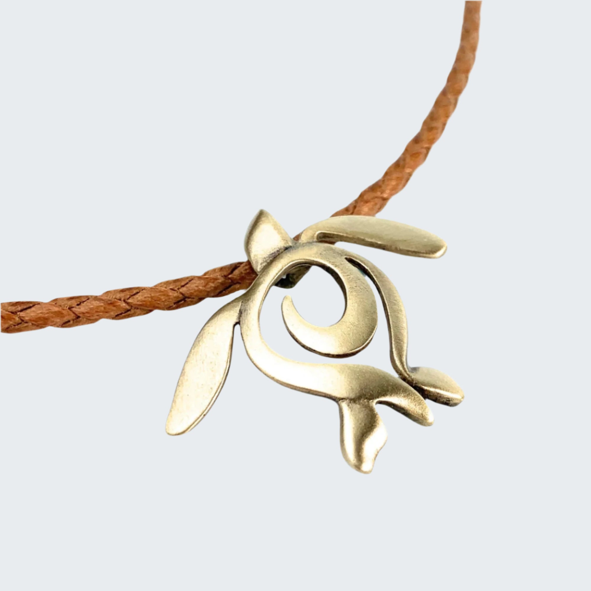 Sea Turtle Necklace Antique Bronze Pendant