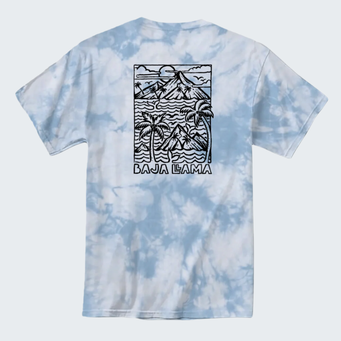 Wavy Dayz Blue Tie Dye Tee