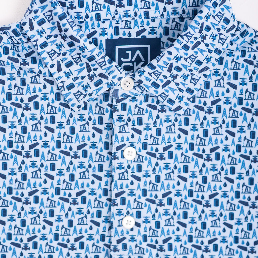 Jack Golf Apparel - Boom Town Light Blue