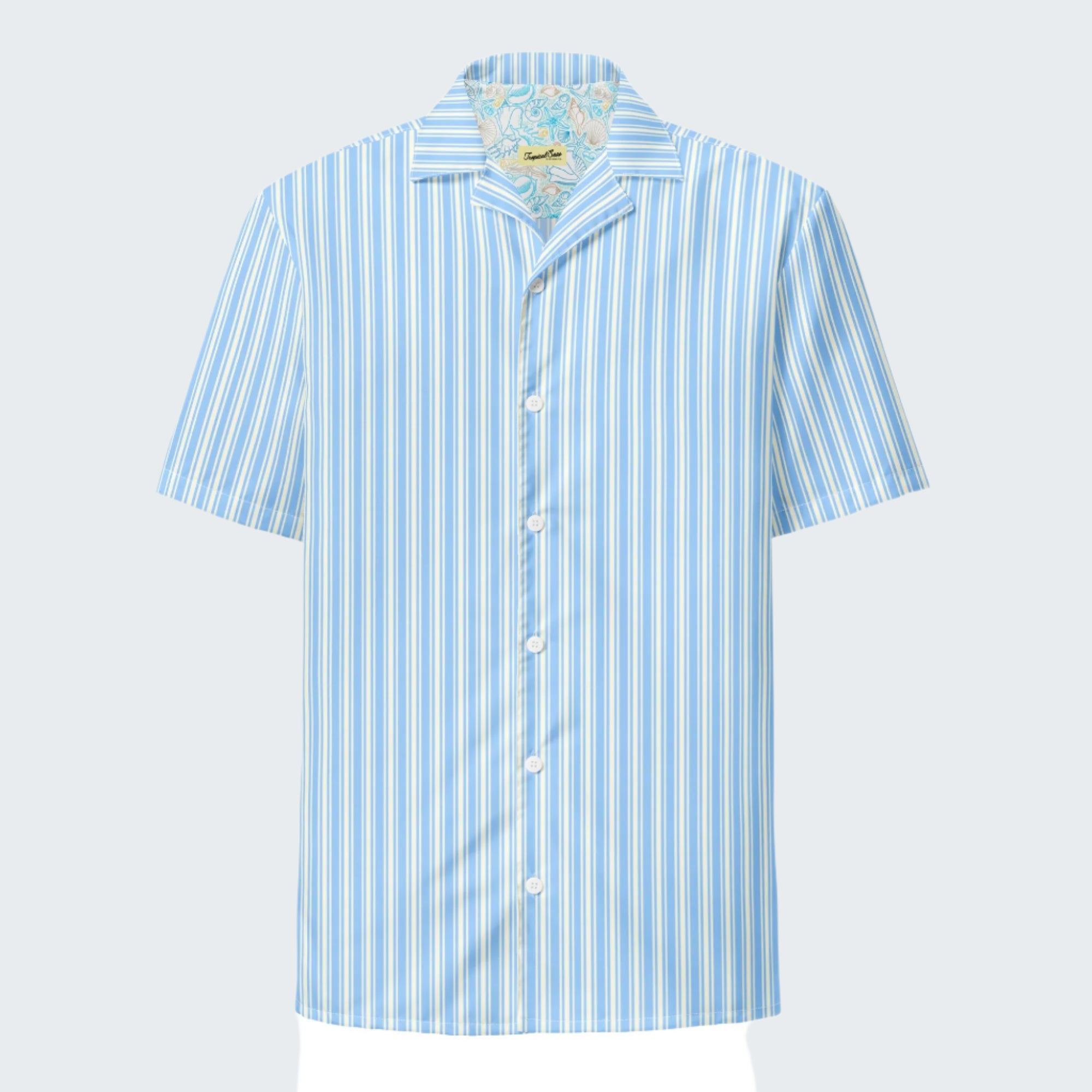 Classic Old Money Retreat Performance Button Down Camp Shirt