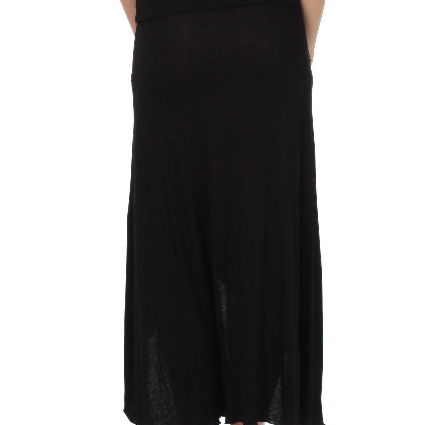 Sakkas - Soft Jersey Feel Solid Color Strapless High Low Dress / Skirt