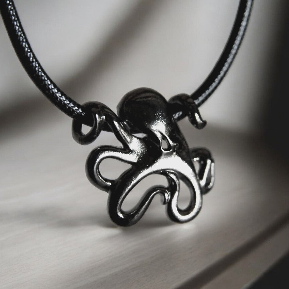 Black Octopus Jewelry