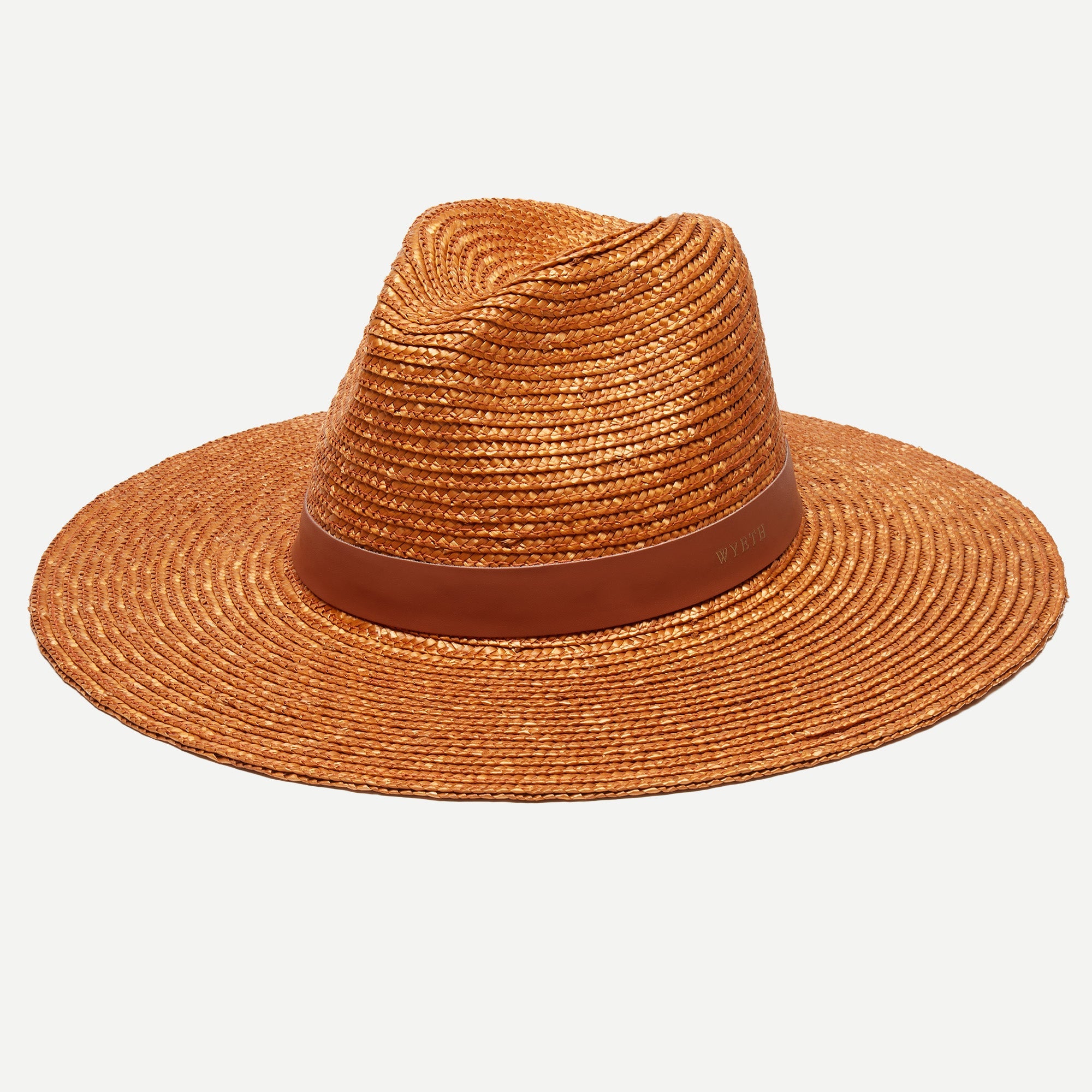 Kamryn Wheat Straw Panama in Rust