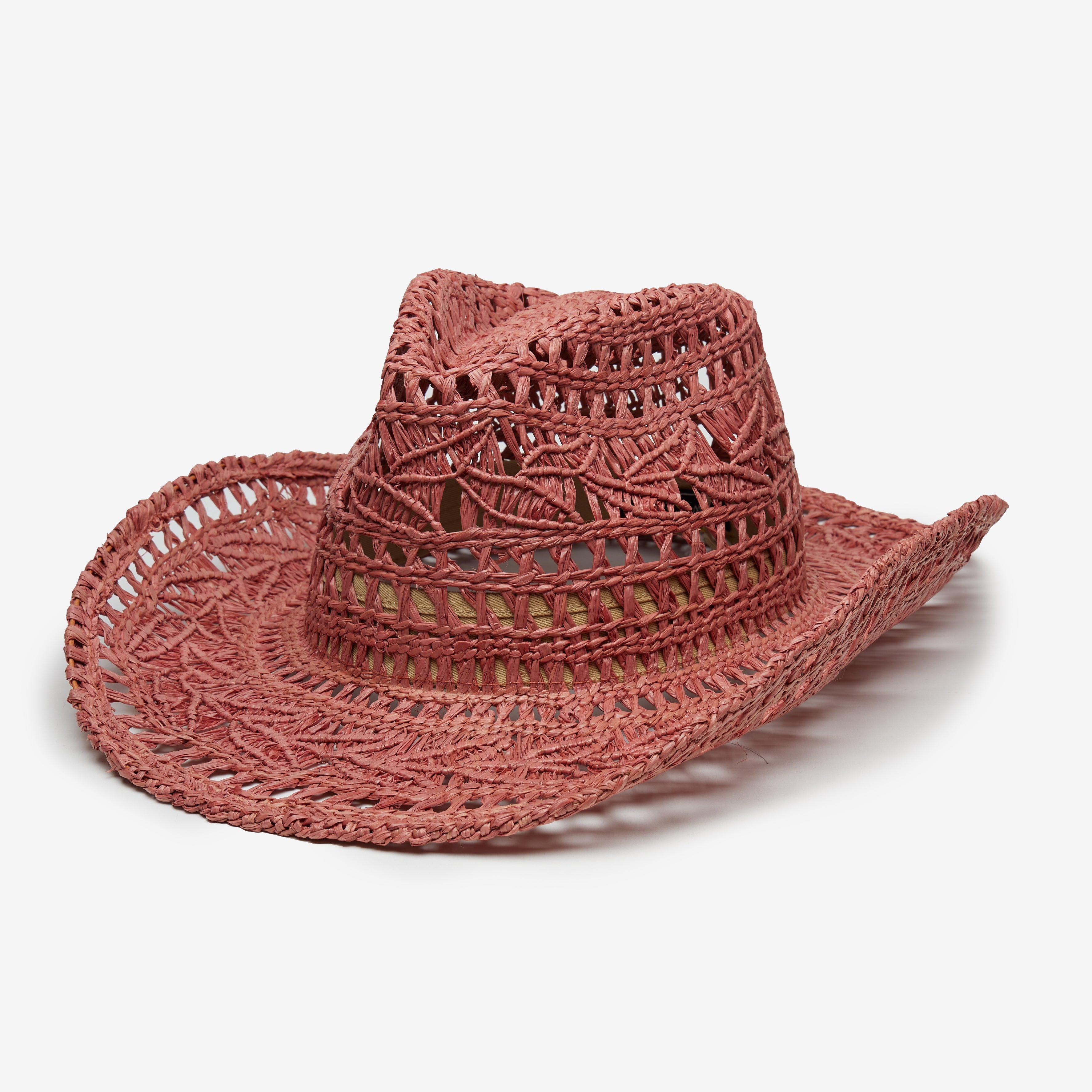 Rocky Raffia Straw in Wine