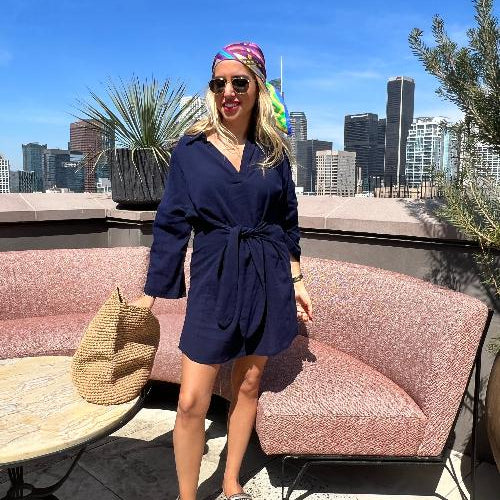 Mia Mini Dress Navy