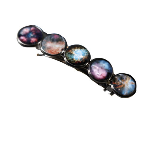 Nebula Rainbow Hair Clip Barrette