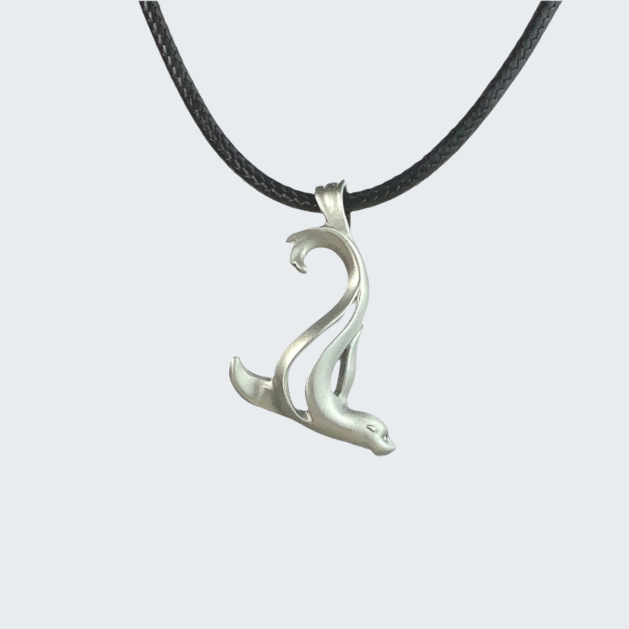 Sea Lion Necklace Pewter Pendant