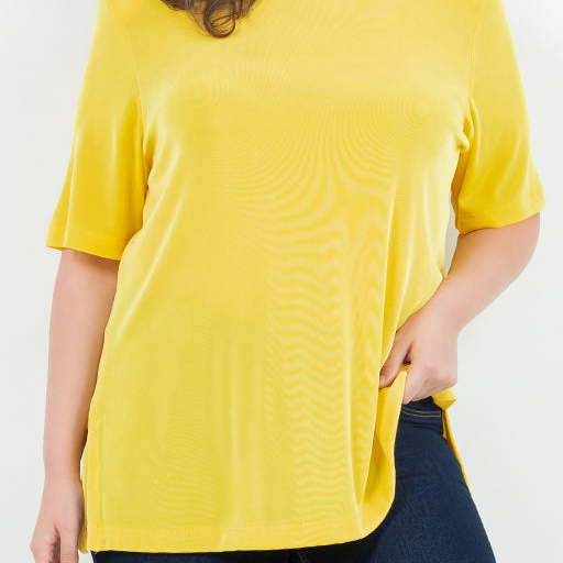 Vikki Vi Classic Limoncello Short Sleeve Tunic