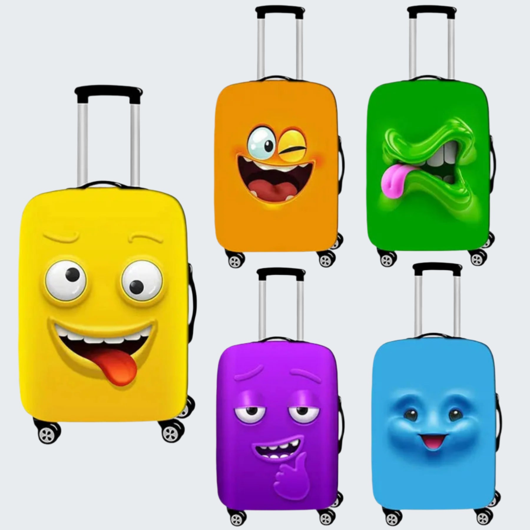 Funny Expression Print Protective Sheath