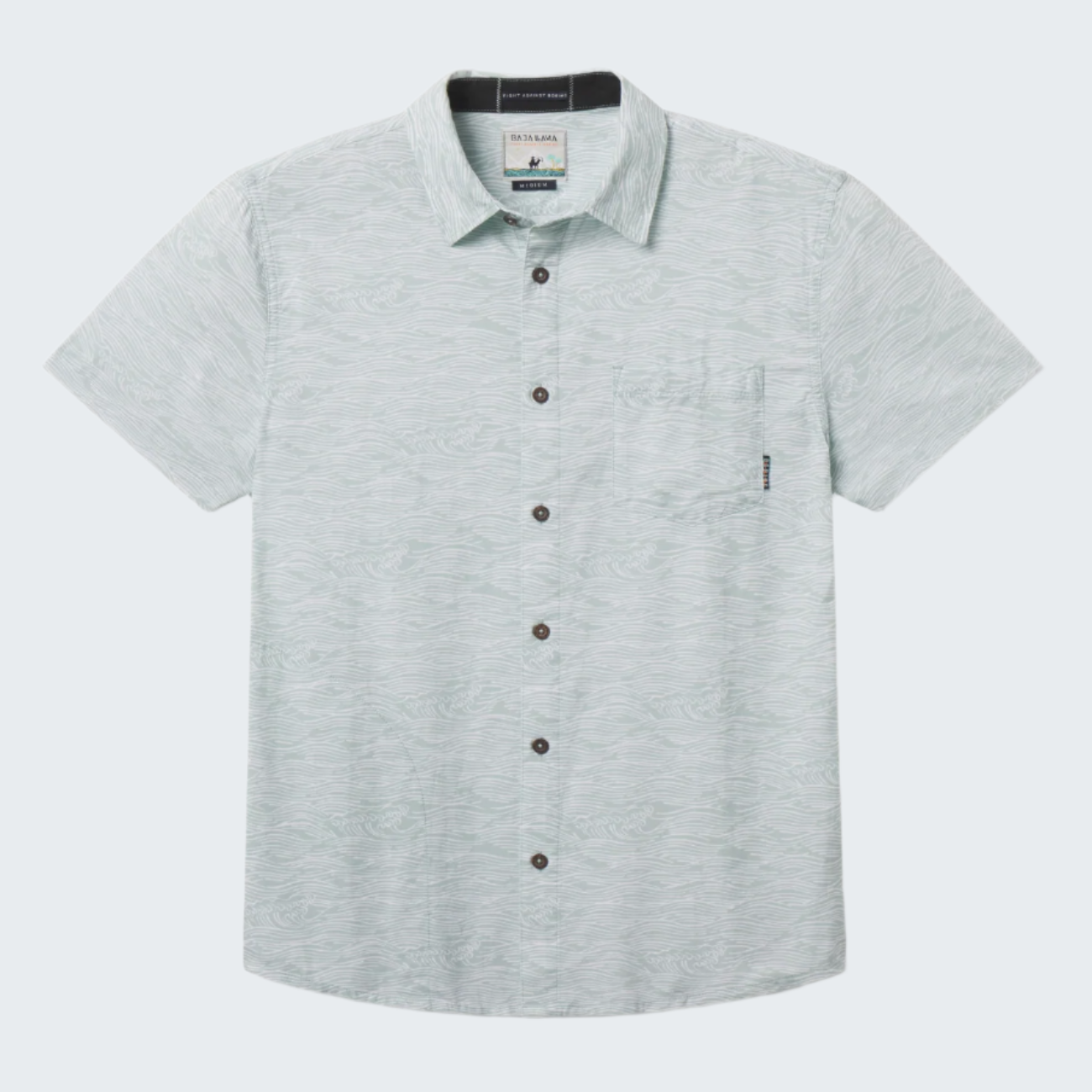 Roll Tides Fern Green Seven Seas Button Up