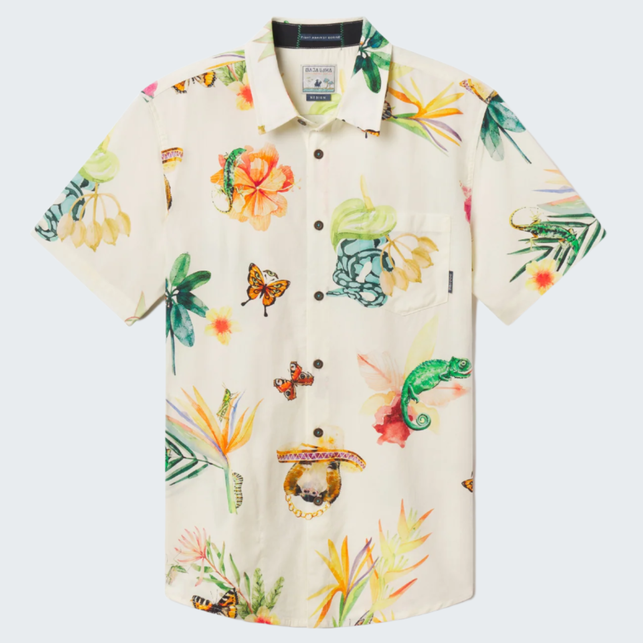 Land Before Floral Seven Seas Button Up