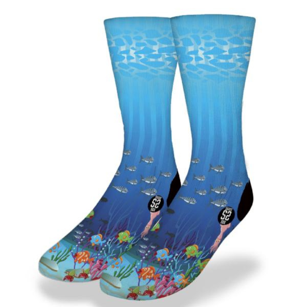Tropical School of Fish Socks