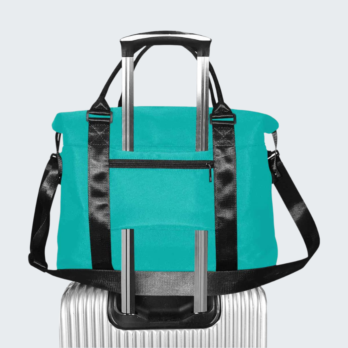 Teal Canvas Carry On