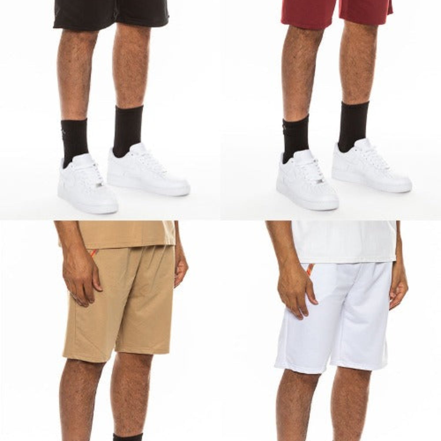 Checkered Detail Shorts