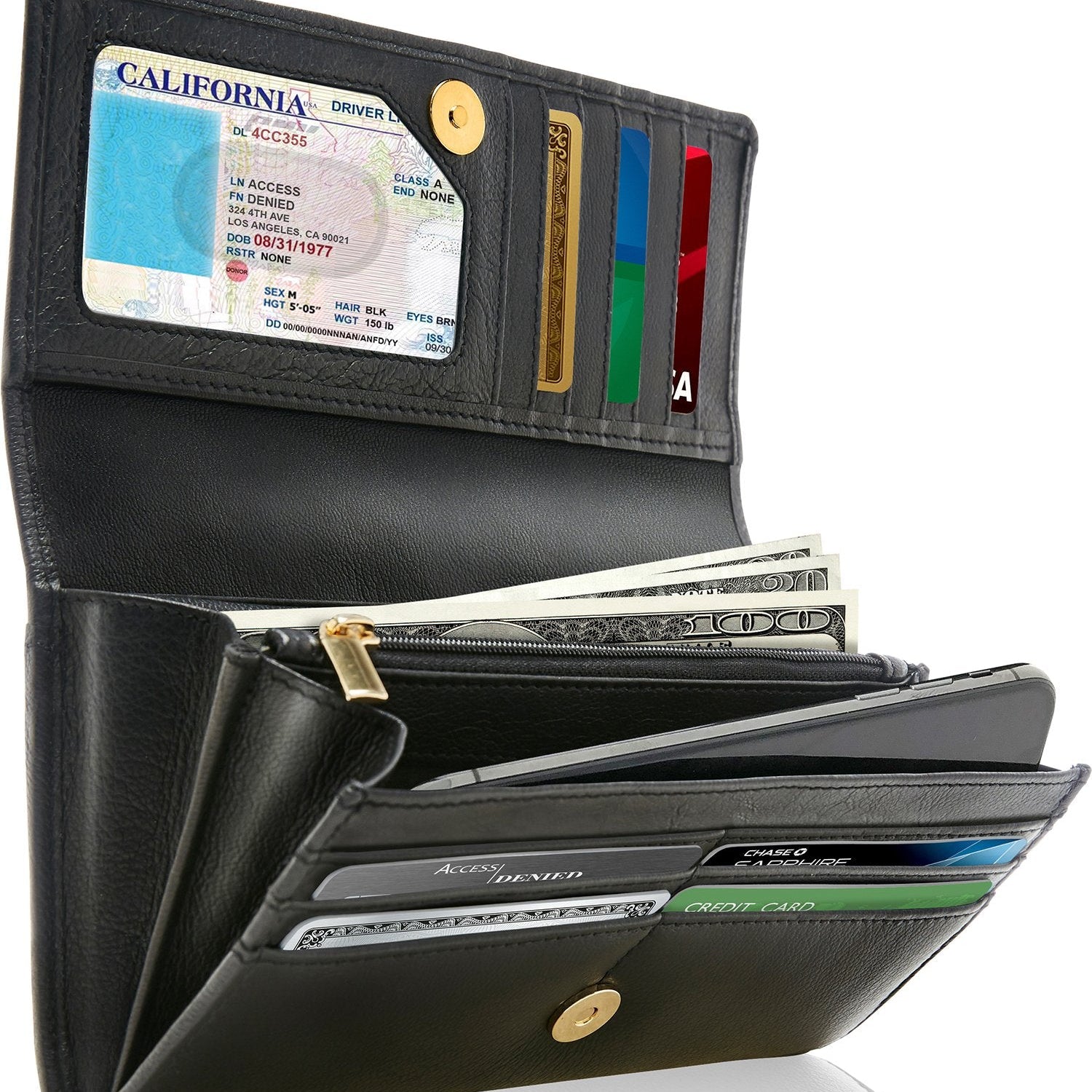 Accordion Clutch Wallet