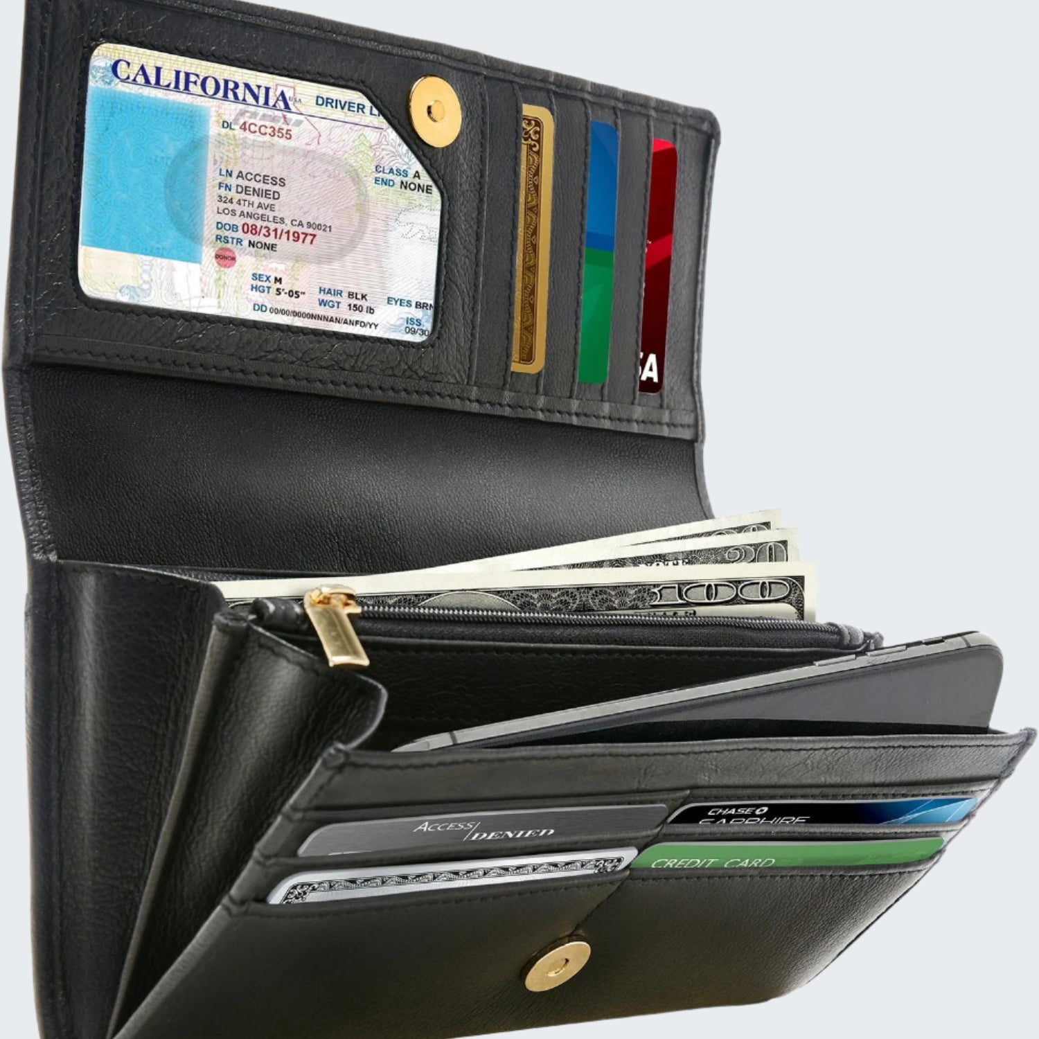 Accordion Clutch Wallet