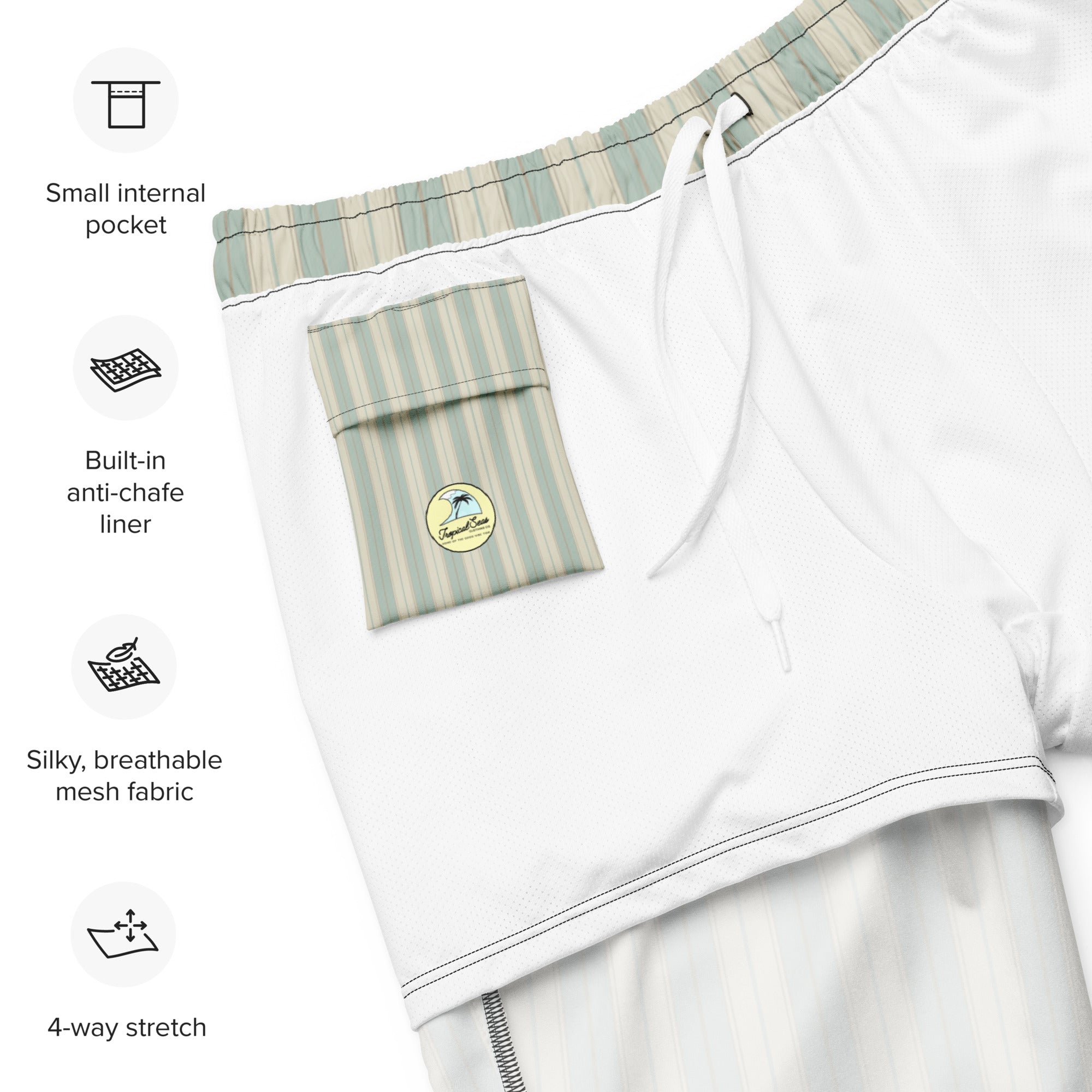Men's Vintage Yacht Haven Swim Trunks