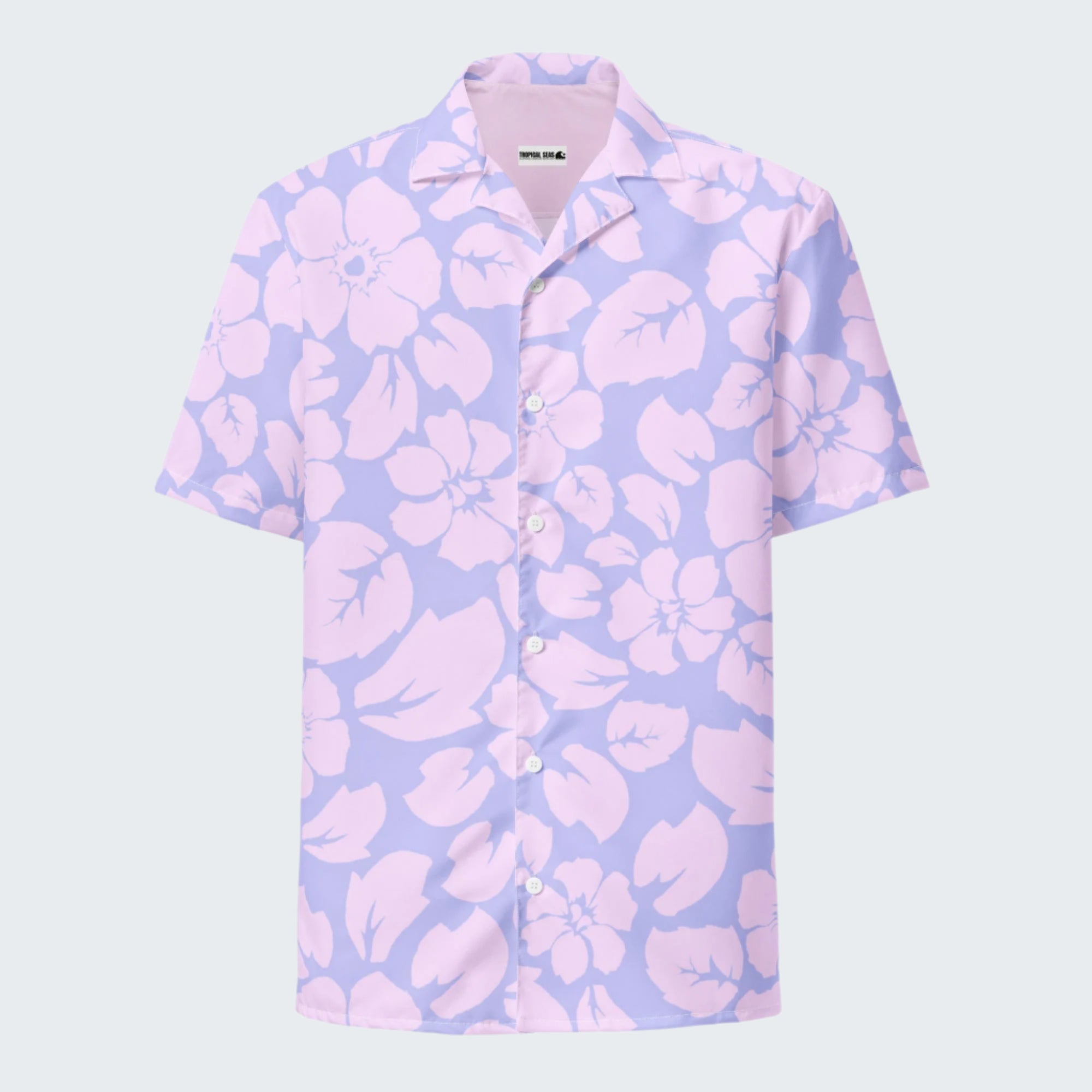 Tropical Purple Jungle Sunset Hawaiian Shirt