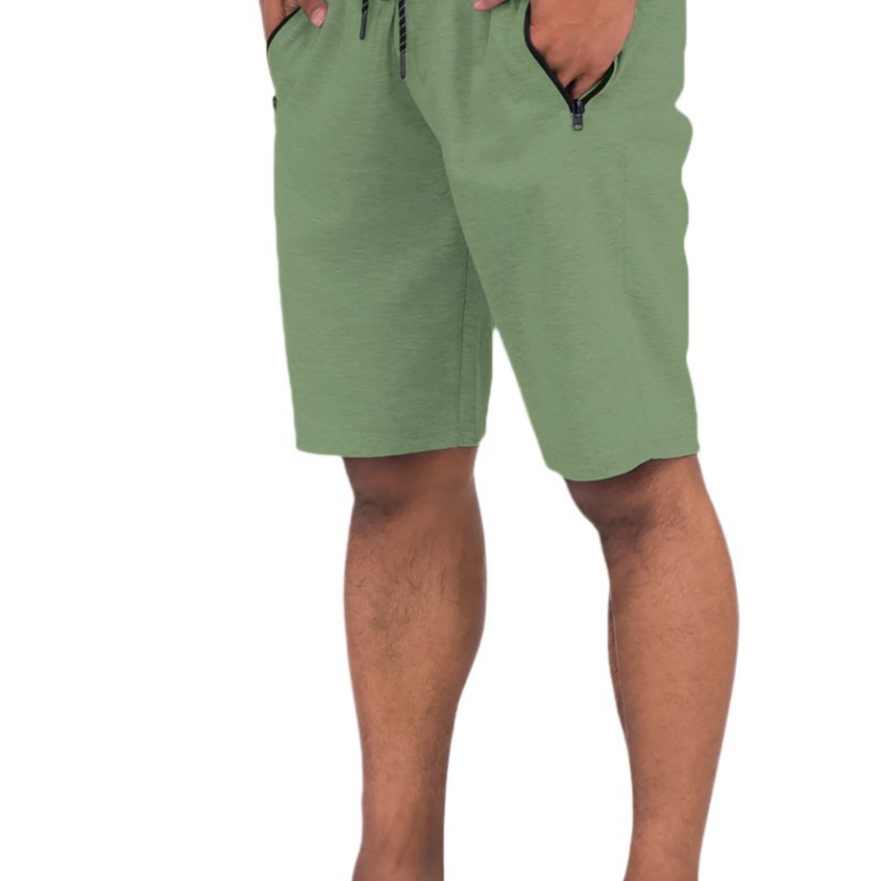 green shorts
