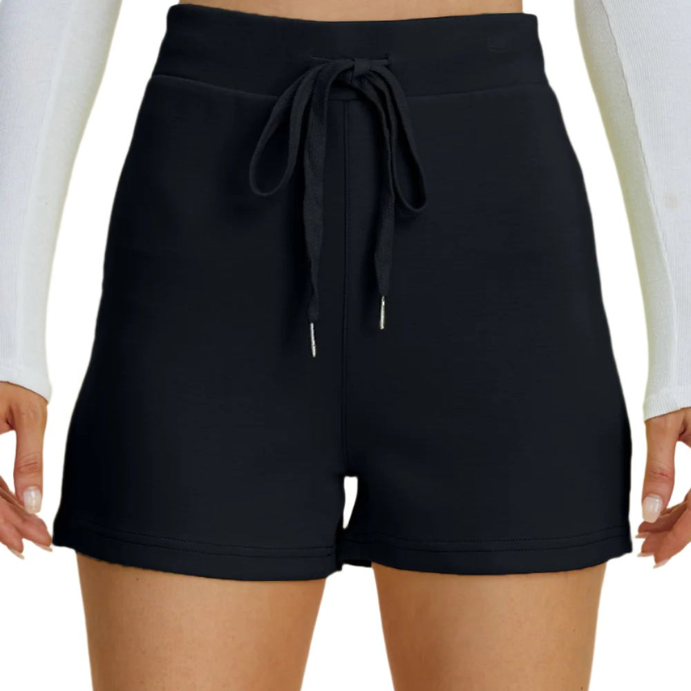 Full Size Air Scuba Drawstring High Waist Shorts