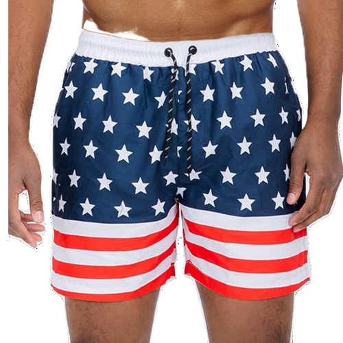 American Flag Swim Shorts