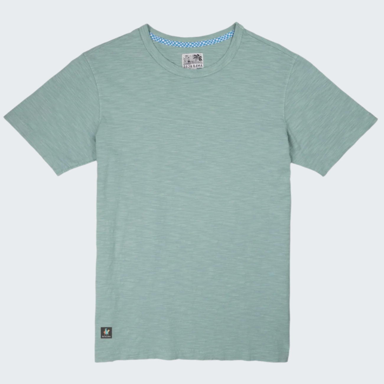 Solid Sage Green Slub Pima Tee