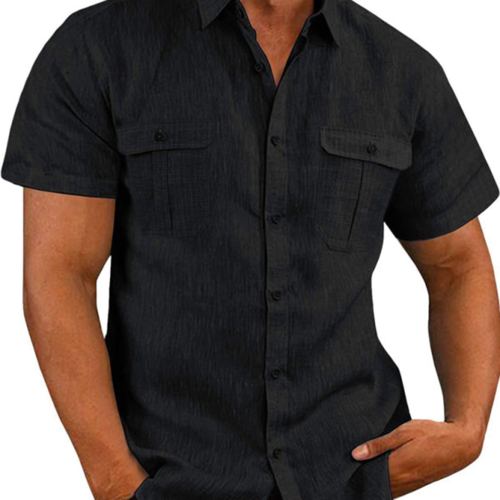 black shirt