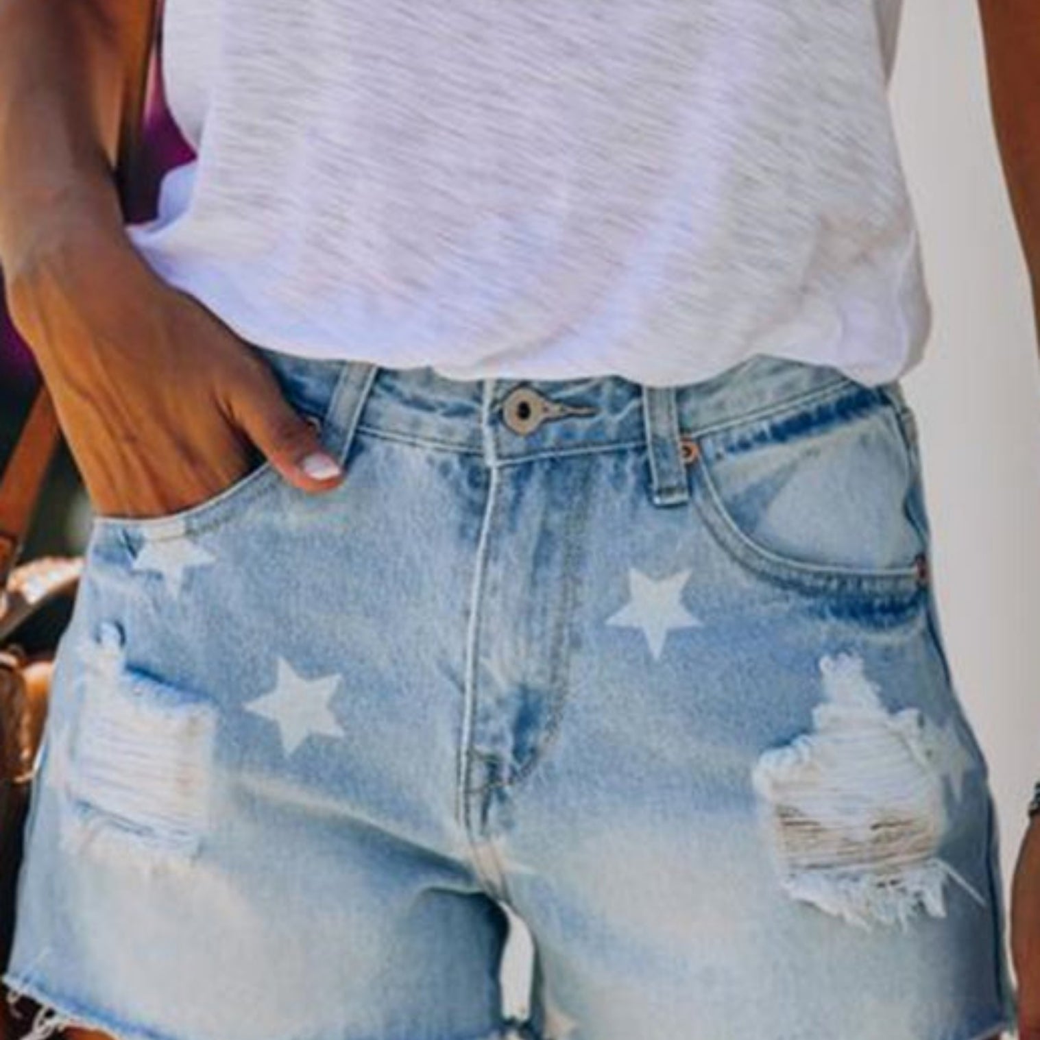 jean shorts
