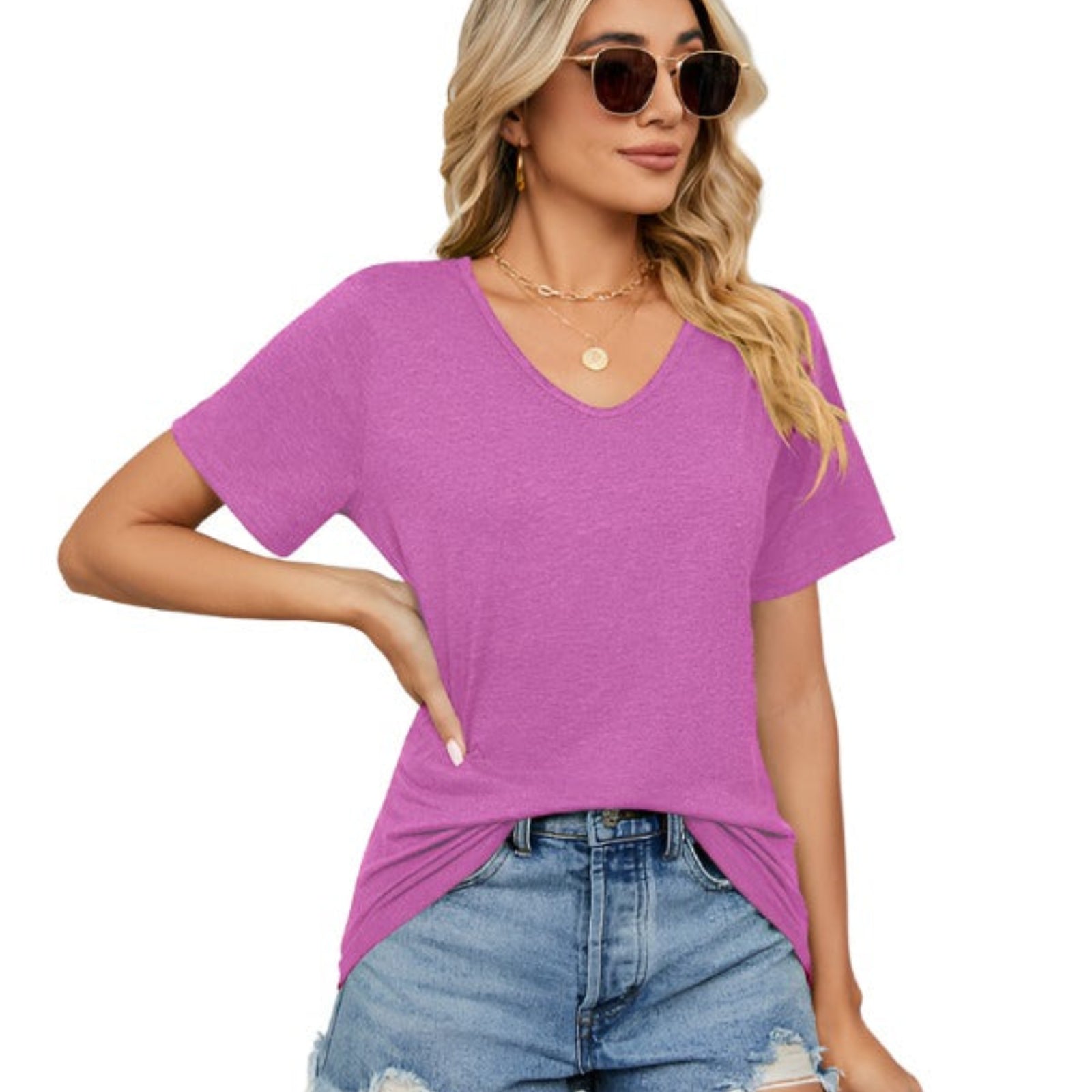 pink shirt