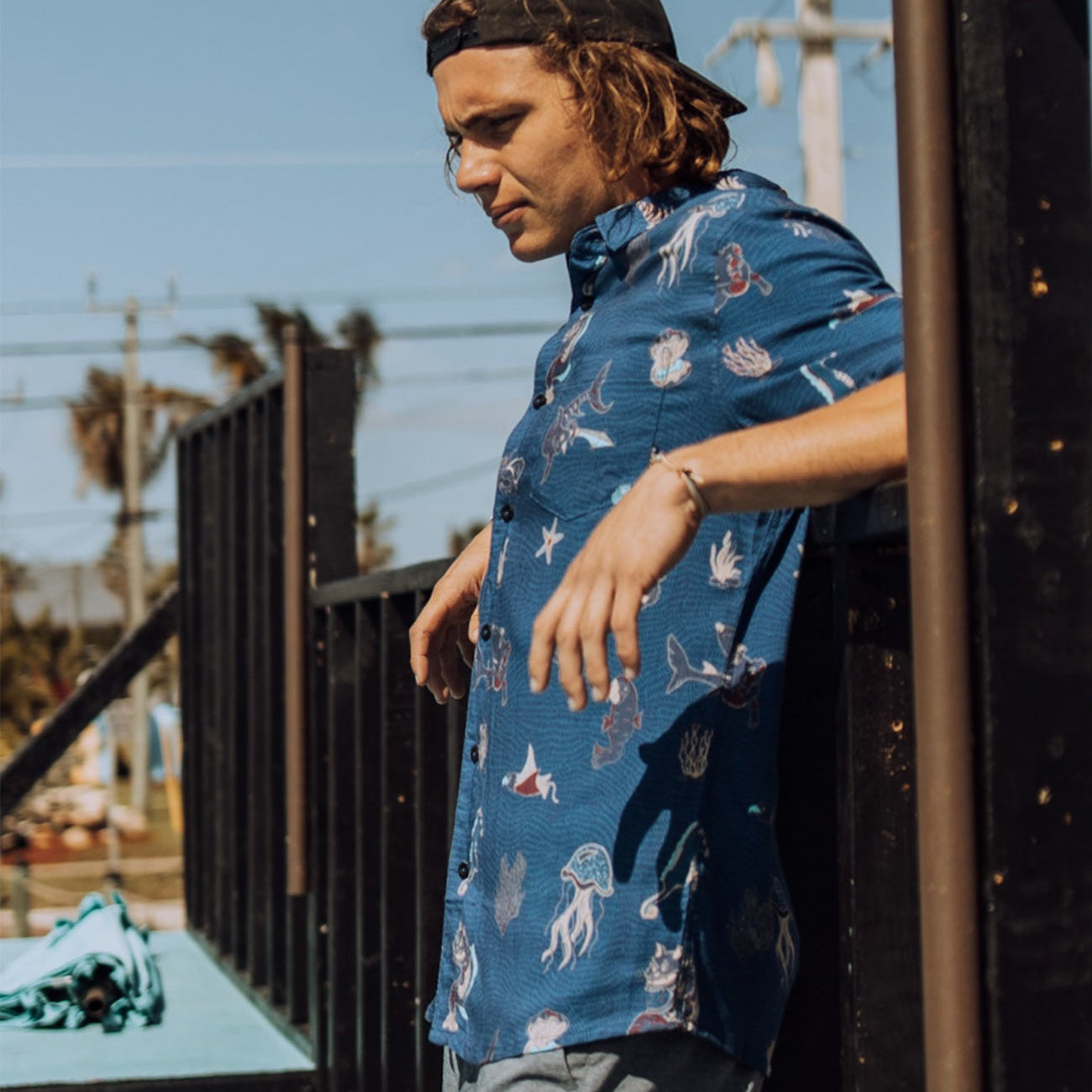 Split Personalities Nighthawk Button Up