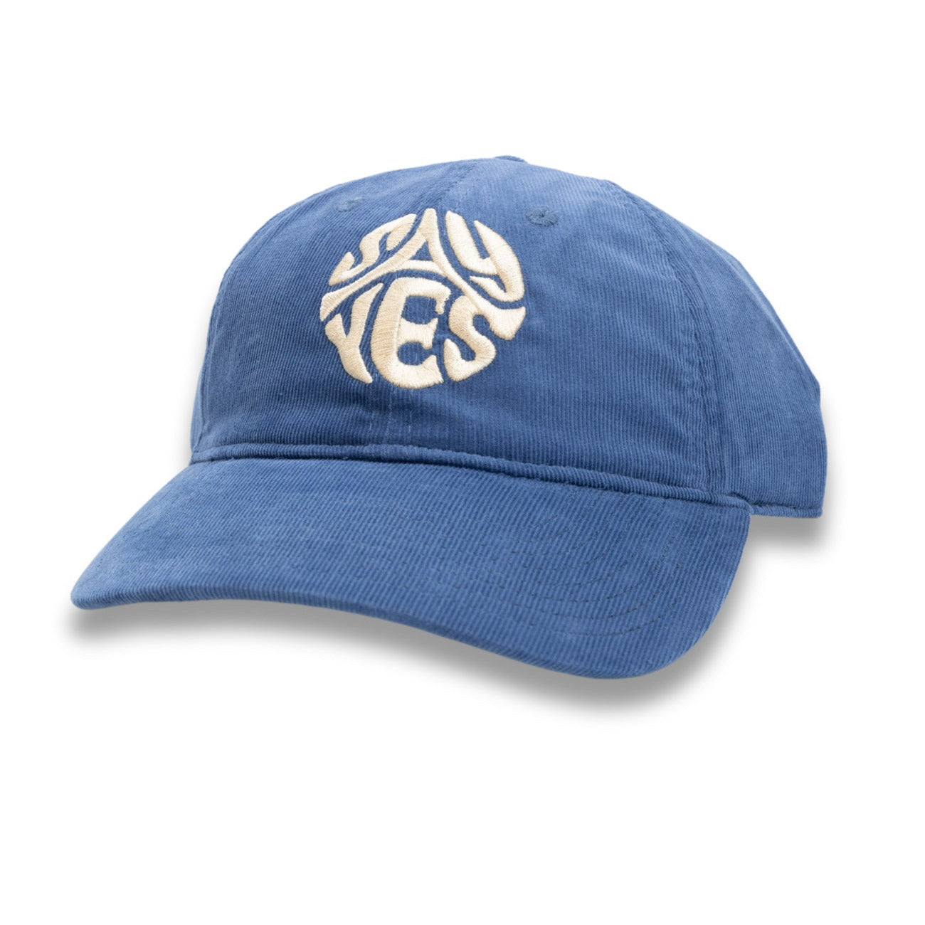 Say Yes Steel Gray Corduroy Hat
